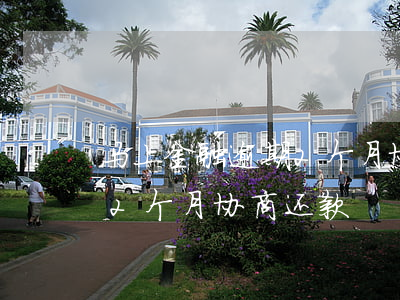 马上金融逾期2个月协商还款(马上金融逾期2个月协商还款)