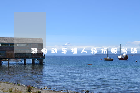 骑电动车撞人轻伤赔偿(骑电车撞人赔偿标准)