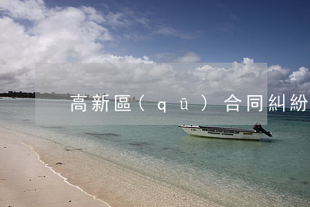 高新區(qū)合同糾紛打官司多少錢