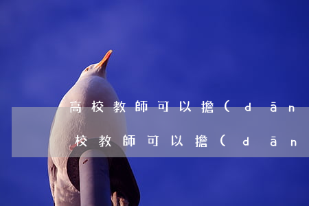 高校教師可以擔(dān)任公司法人嗎(高校教師可以擔(dān)任公司法人嗎)