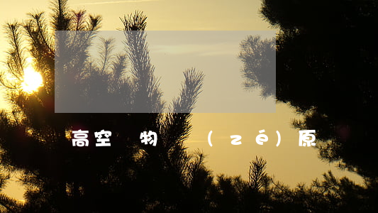 高空墜物歸責(zé)原則