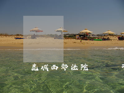 鹿城西郊法院駕駛證可以進(jìn)法院嗎