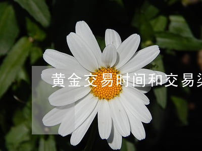 黄金交易时间和交易渠道有何规定