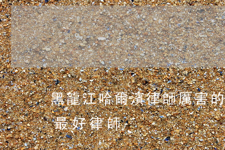 黑龍江哈爾濱律師厲害的(黑龍江省哈爾濱找最好律師)