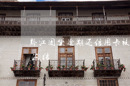 黔江因贷逾期还信用卡被冻(因逾期信用卡被冻结)